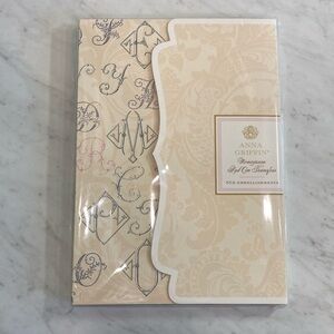 Anna Griffin Monogram Rub On Transfers NEW
